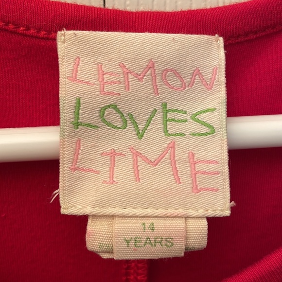 LEMON LOVES LIME Red Ruffle Tank Dress - Picture 6 of 8